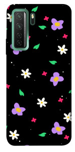 Чехол Цветы и лепестки для Huawei nova 7 SE