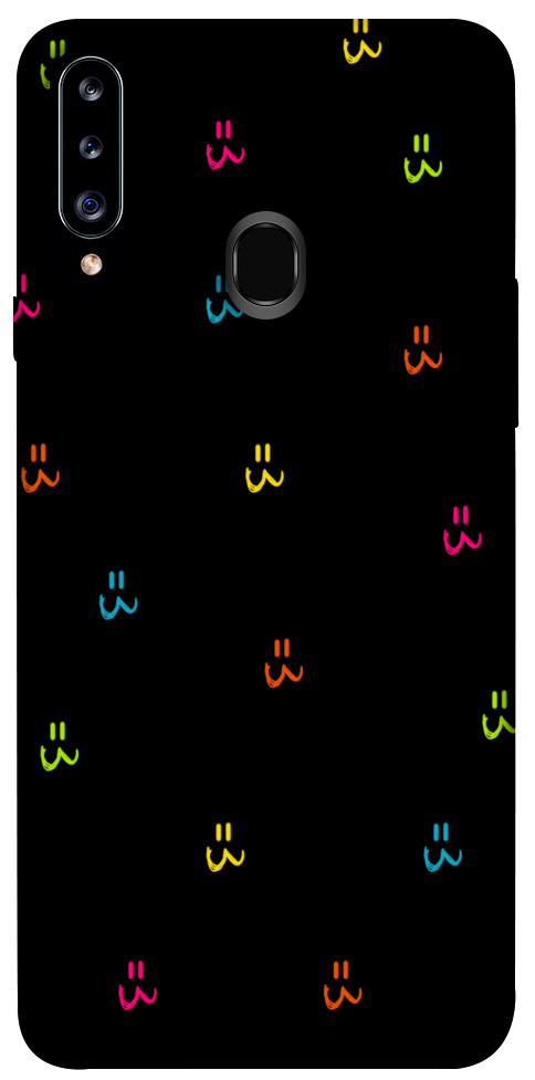 Чехол Colorful smiley для Galaxy A20s (2019)