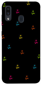 Чохол Colorful smiley для Samsung Galaxy A20 A205F