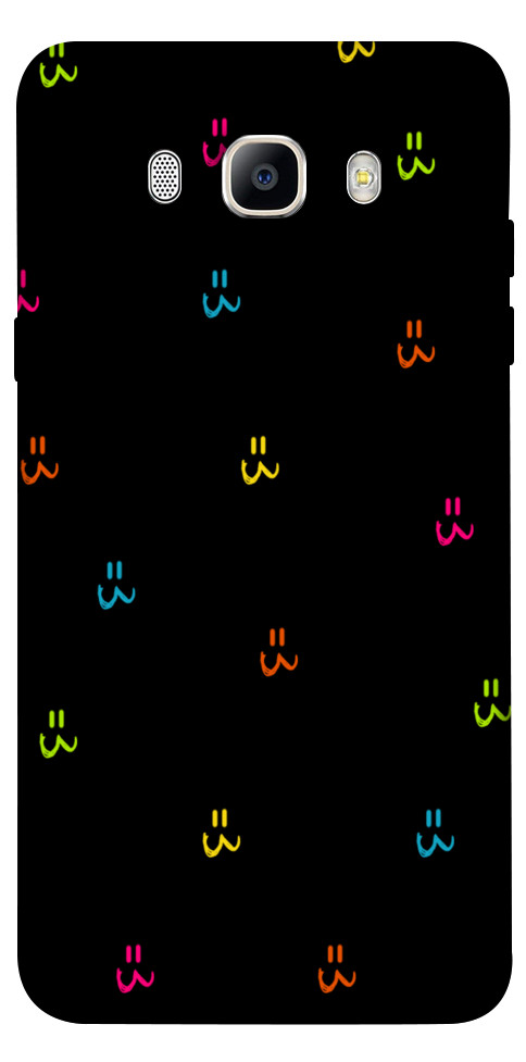 Чехол Colorful smiley для Galaxy J7 (2016)