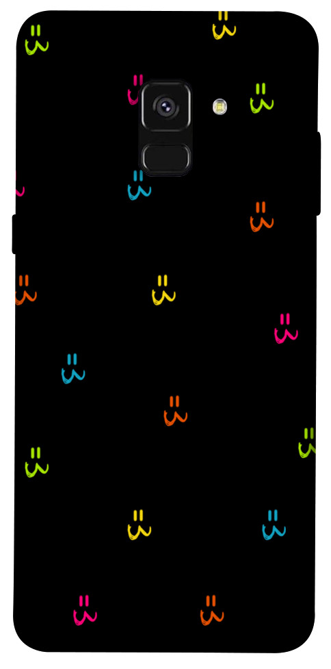 Чохол Colorful smiley для Galaxy A8 (2018)