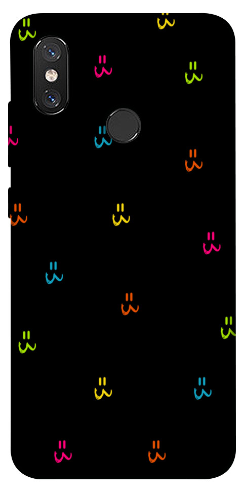 Чохол Colorful smiley для Xiaomi Mi 8