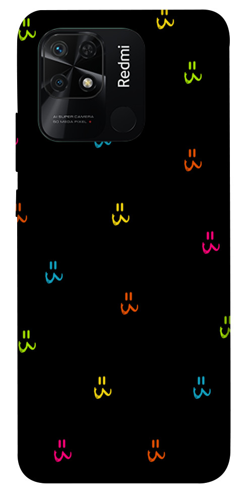 Чехол Colorful smiley для Xiaomi Redmi 10C