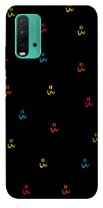 Чехол Colorful smiley для Xiaomi Redmi Note 9 4G
