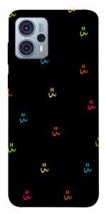 Чохол Colorful smiley для Motorola Moto G23