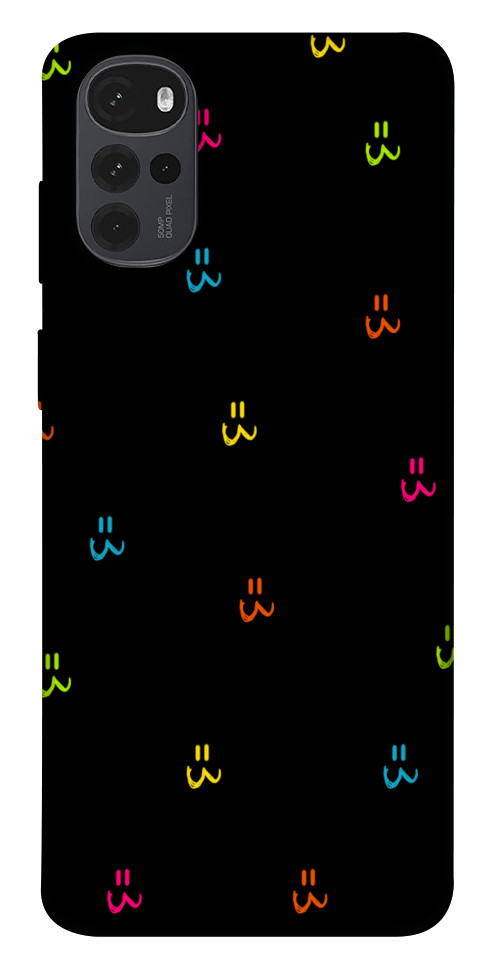 Чохол Colorful smiley для Motorola Moto G22