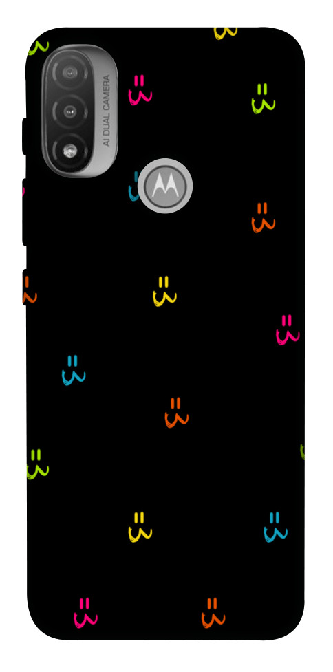 Чехол Colorful smiley для Мotorola Moto E20