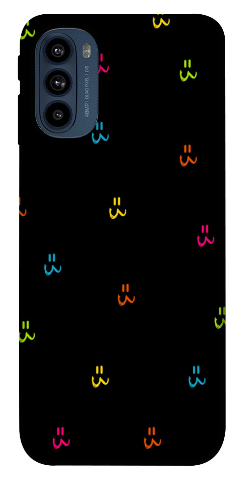 Чохол Colorful smiley для Motorola Moto G41