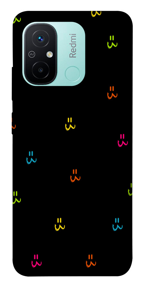 Чохол Colorful smiley для Xiaomi Redmi 12C