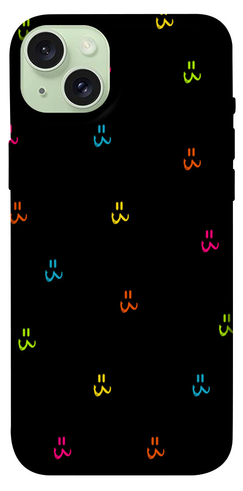 Чехол Colorful smiley для iPhone 15 Plus