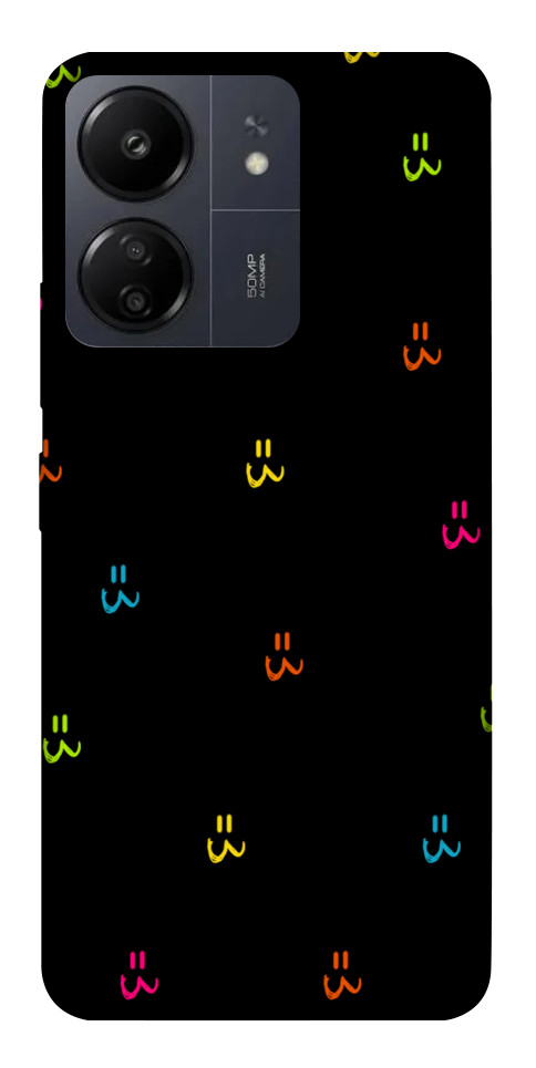 Чохол Colorful smiley для Xiaomi Redmi 13C