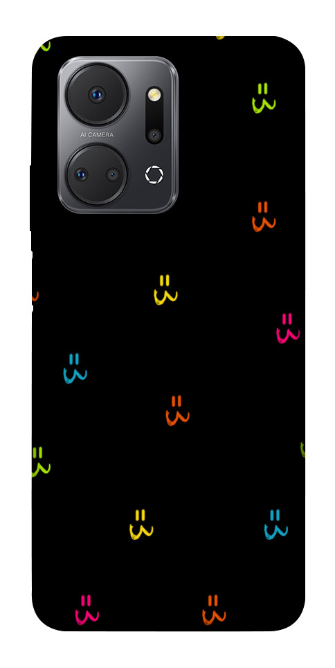 Чехол Colorful smiley для Huawei Honor X7a