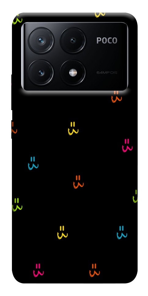 Чехол Colorful smiley для Xiaomi Poco X6