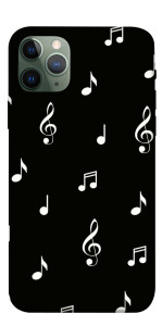 Чехол Notes on black для iPhone 11 Pro