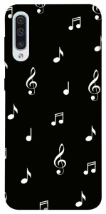 Чехол Notes on black для Samsung Galaxy A50 (A505F)