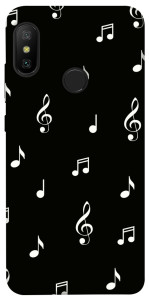 Чехол Notes on black для Xiaomi Mi A2 Lite