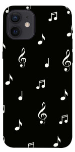 Чехол Notes on black для iPhone 12