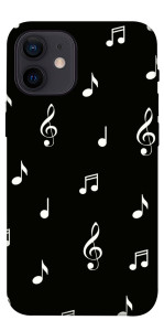 Чехол Notes on black для iPhone 12 mini
