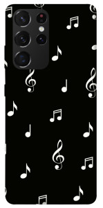 Чехол Notes on black для Galaxy S21 Ultra