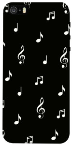 Чехол Notes on black для iPhone 5S