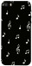 Чехол Notes on black для iPhone 5