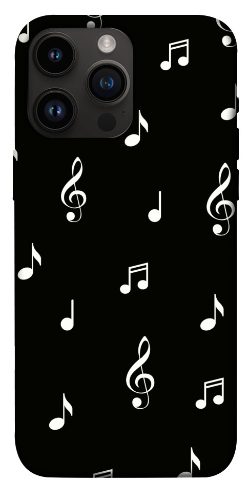 Чехол Notes on black для iPhone 14 Pro Max