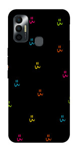 Чохол Colorful smiley для TECNO Spark 7