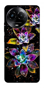 Чохол Flowers on black для Realme C67 4G