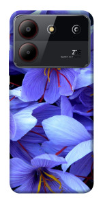 Чехол Фиолетовый сад для ZTE Blade A54 4G