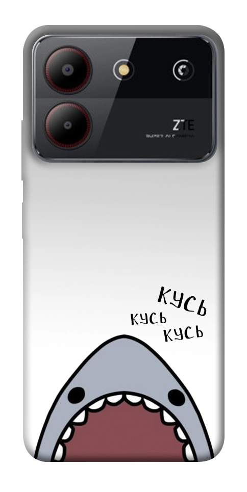 Чехол Акула кусь кусь для ZTE Blade A54 4G