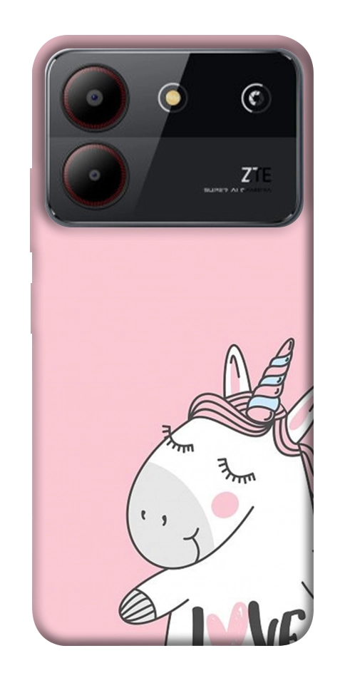 Чехол Unicorn love для ZTE Blade A54 4G