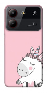 Чохол Unicorn love для ZTE Blade A54 4G