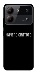 Чехол Ничего святого black для ZTE Blade A54 4G