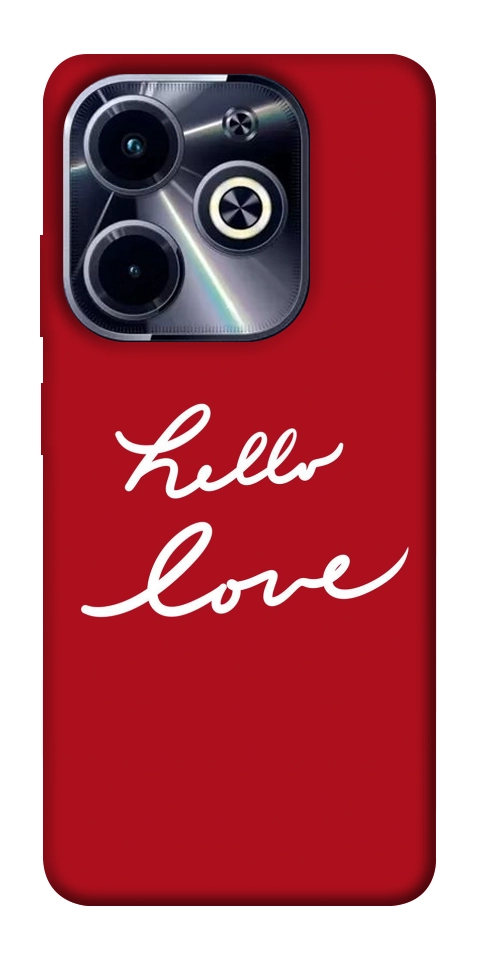 Чехол Hello love для Infinix Hot 40i