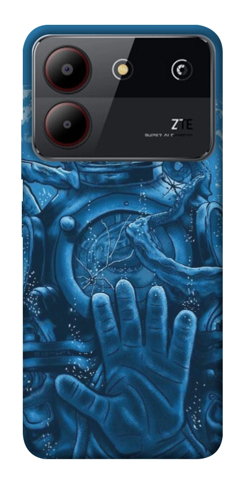 Чехол Astronaut art для ZTE Blade A54 4G