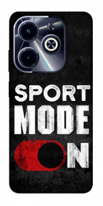 Чехол Sport mode on для Infinix Hot 40i