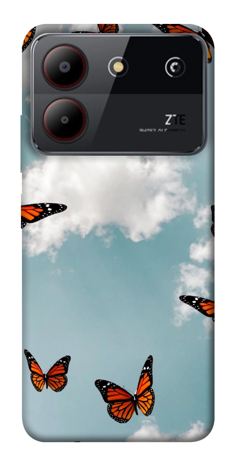 Чохол Summer butterfly для ZTE Blade A54 4G