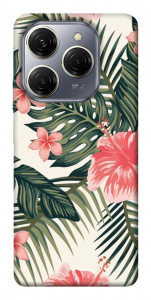 Чохол Tropic flowers для TECNO Spark 20 Pro