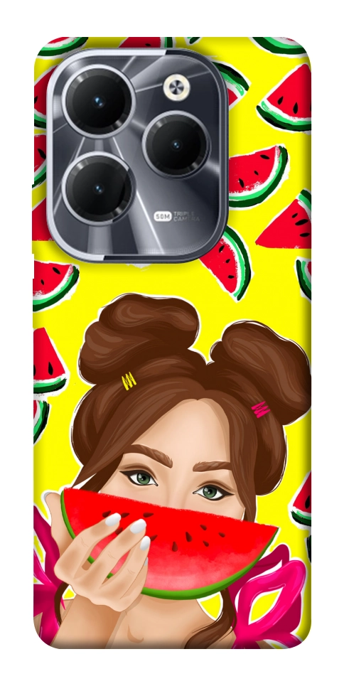 Чехол Watermelon girl для Infinix Hot 40