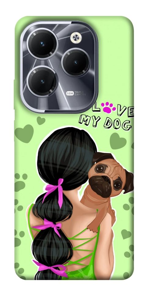 Чехол Love my dog для Infinix Hot 40