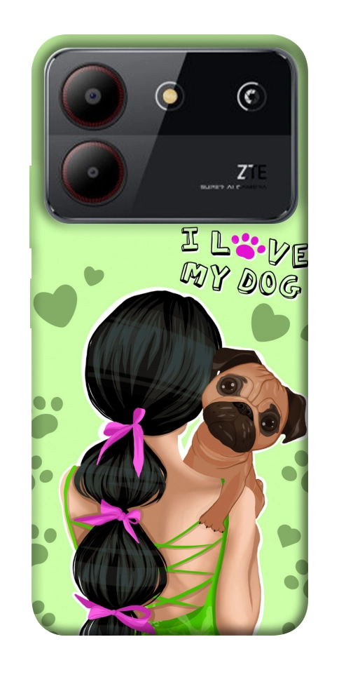 Чохол Love my dog для ZTE Blade A54 4G