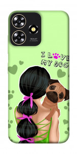 Чехол Love my dog для ZTE Blade A73 4G