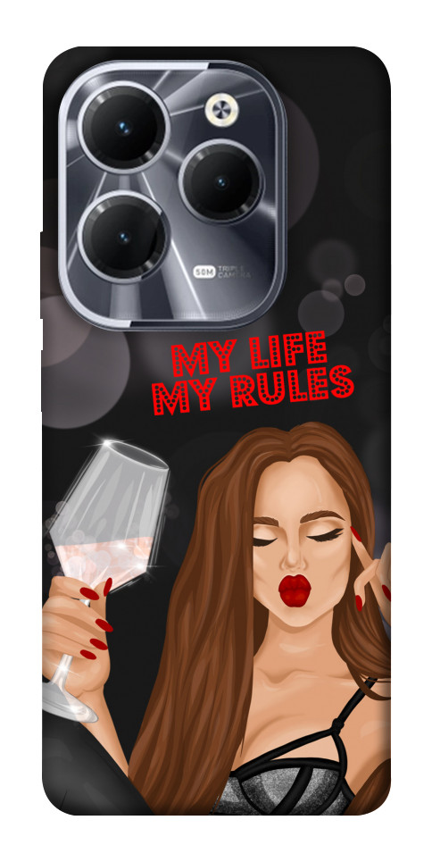 Чохол My life my rules для Infinix Hot 40