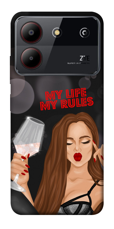 Чехол My life my rules для ZTE Blade A54 4G