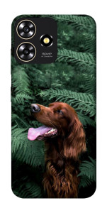 Чехол Собака в зелени для ZTE Blade A73 4G