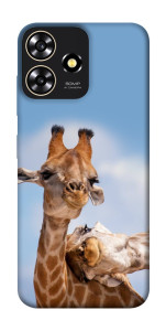 Чехол Милые жирафы для ZTE Blade A73 4G