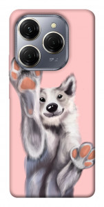 Чохол Cute dog для TECNO Spark 20 Pro