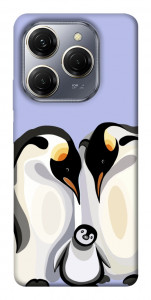 Чохол Penguin family для TECNO Spark 20 Pro