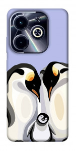 Чехол Penguin family для Infinix Hot 40i