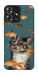 Чехол Cat with fish для ZTE Blade A73 4G